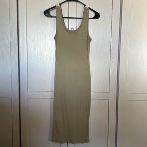 Green tank dress